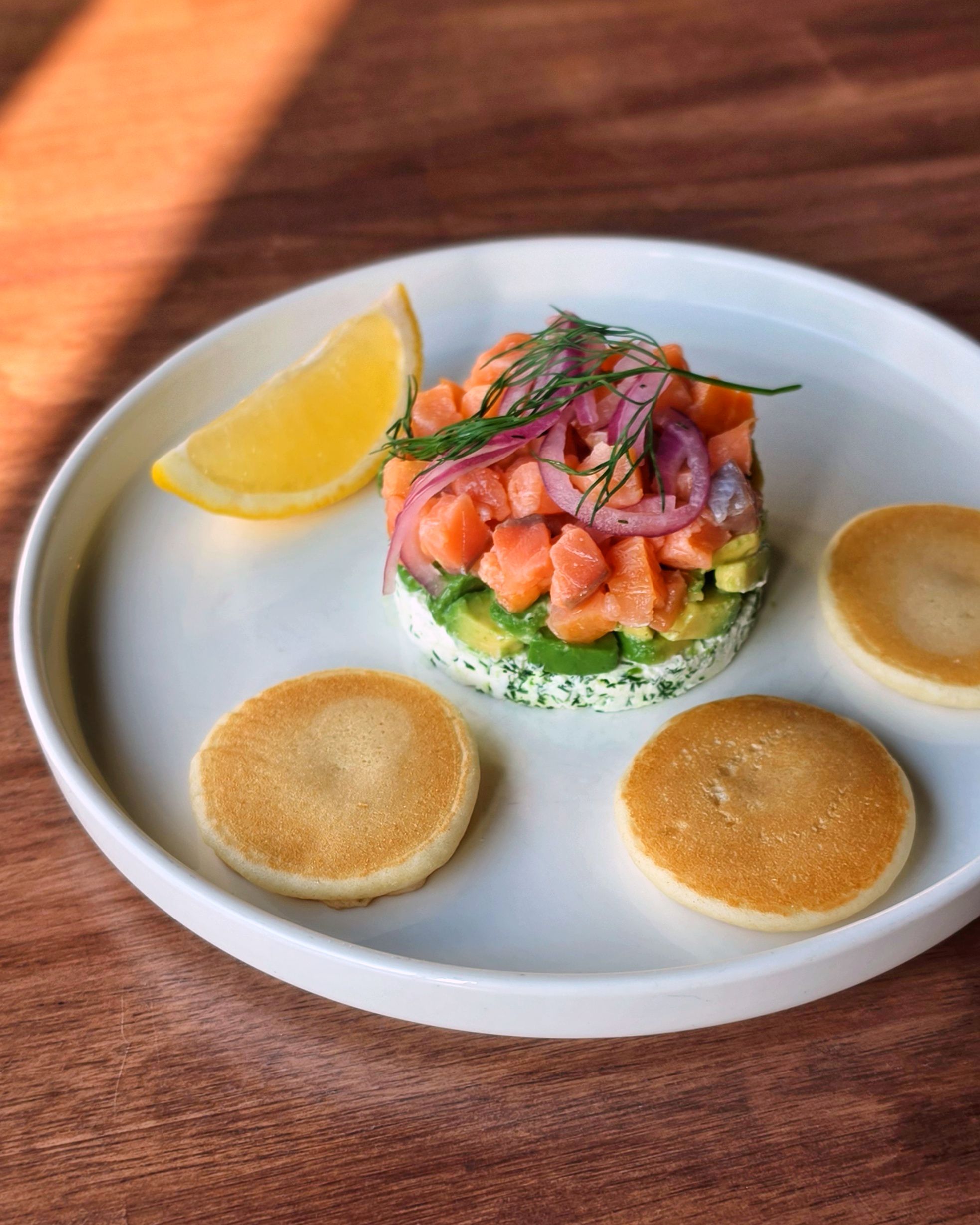 Smoked Salmon Avocado tower 